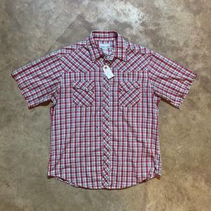 Vintage Wrangler Plaid Pearl Snap Button Up